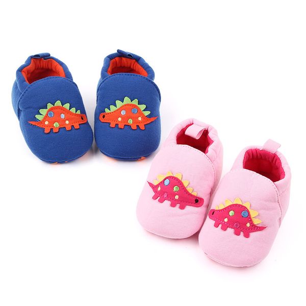 

девочка мальчик обувь мягкой подошвой мультфильм динозавр детская обувь для новорожденных девочек хлопок детское обучение firstwalkers как f