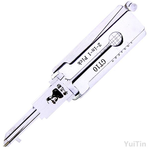 

Genuine Lishi Tool GT10 2 in 1 Lock Pick Set for Car Door Lock Opener Tool for Locksmith