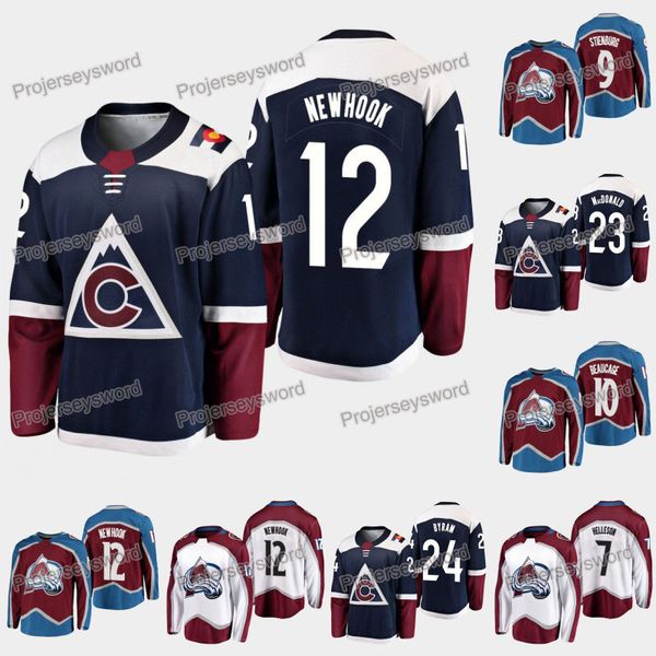 

2019 Draft Colorado Avalanche Jersey Alex Newhook Jacob MacDonald Alex Beaucage Bowen Byram Drew Helleson Matthew Stienburg Hockey Jerseys