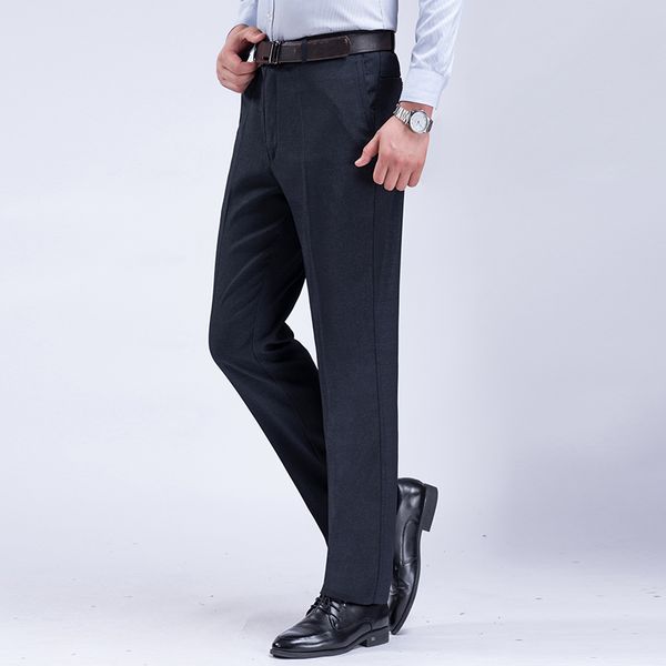 

spring and autumn middle-aged mens pants, father's pants, men trousers, middle-aged and elderly casual pants 30-40, White;black
