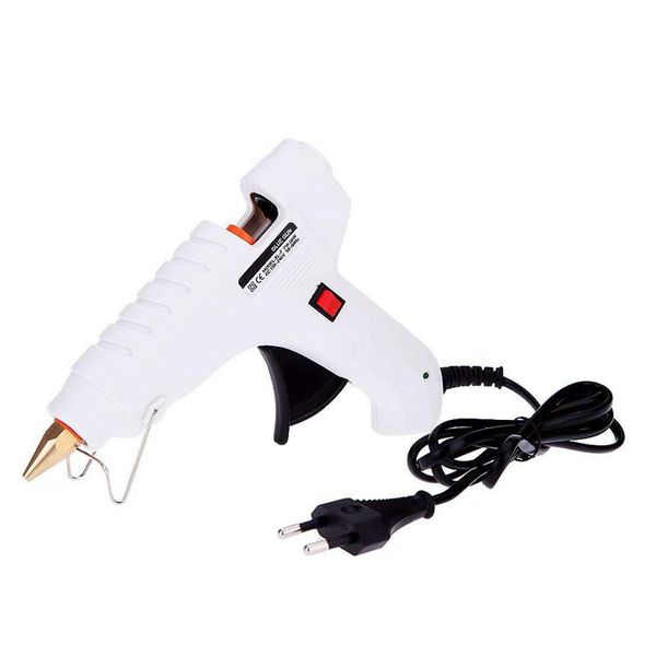 

new eu plug 60w professional glue gun heating with switch + 20 pcs glue stick