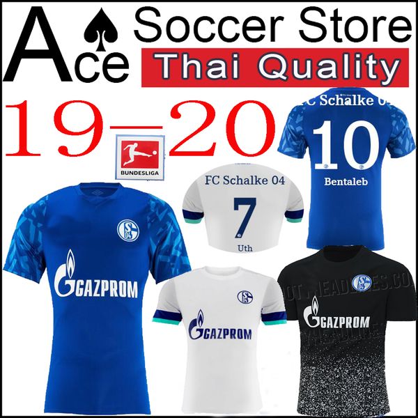 

New chalke 04 occer jer ey white 19 20 away black home blue ma carell uth erdar na ta ic burg taller ane 2019 2020 football hirt xxl