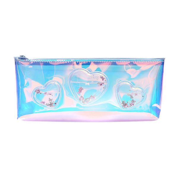

cute quicksand pencil case kawaii pencil pouch creative pen case for girls gift back to school office supplies stationery