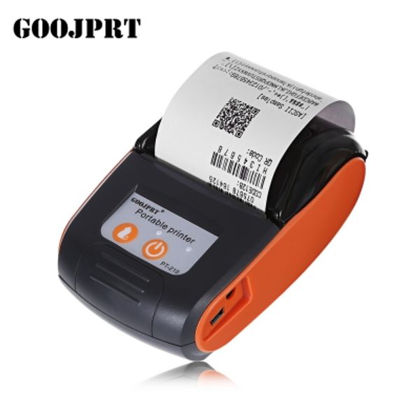 

GOOJPRT PT - 210 58MM Bluetooth Thermal Printer Portable Wireless Receipt Machine for Windows Android iOS system
