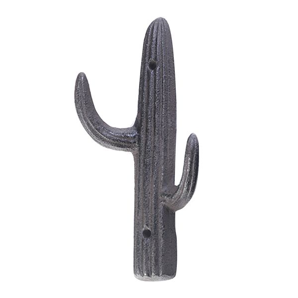 

retro cute european style wall hook cast iron strong bearing cactus shape clothes key hanger home decoration bedroom pendant