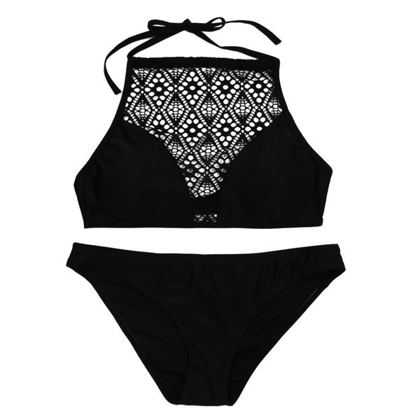 

telotuny women swimsuit sandy beach bra bra bikini solid set beach swimwear biquinis feminino women swimsuit bikini set, White