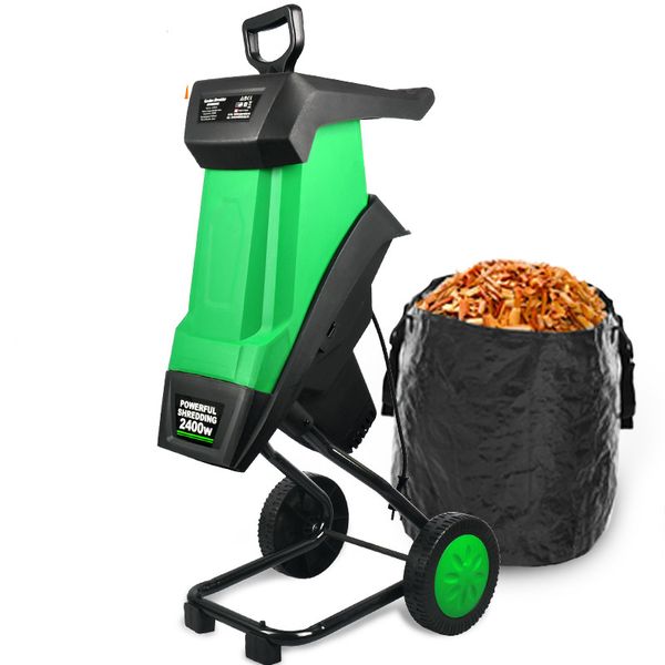 

2400w/high power garden shredders high-capacity wooden/branch/leaf garden electric shredder