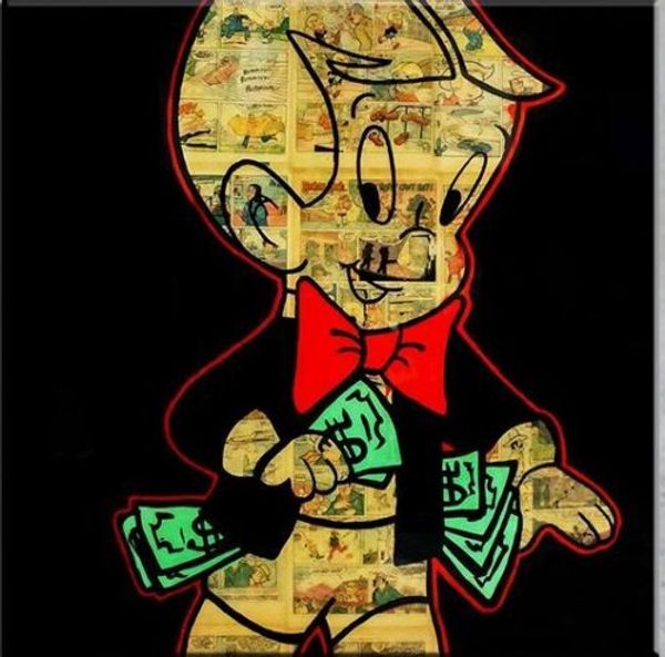 

alec monopoly richie rich painting on canvas home decor wall picture wall art handcrafts /hd print 191009