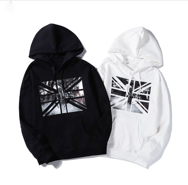 

bur mens berrys hoodies designer luxury hooded sweater autumn and winter new british standard logo printing hooded sweater black and white