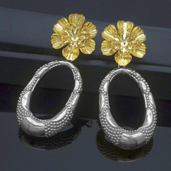

fashion jewelry glass drop earrings for women shiny rhinestone dangle square earings for girls wedding accessories, Silver