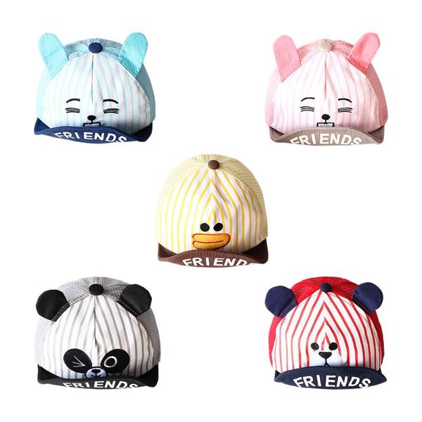 

cute baby baseball cap summer cotton sun hat fashion daily mesh sun hat, Yellow