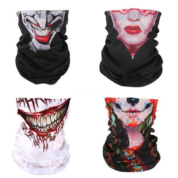 

neck gaiter skull scarf with filter pocket tube bandana motorcycle mask half face bandana skull scarf headwear magic tube m#511, Blue;black