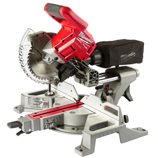 

Milwaukee 2733 20 18 volt 7 1 4 inch dual bevel liding miter aw bare tool