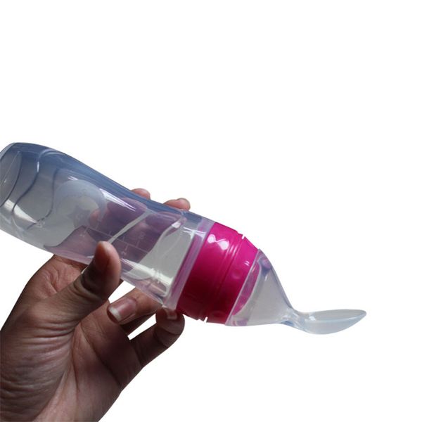 

silica gel soft spoon head extrusion baby spoon rice cereal feeding bottle infant baby spoon sub-food supplement feeder baby pro