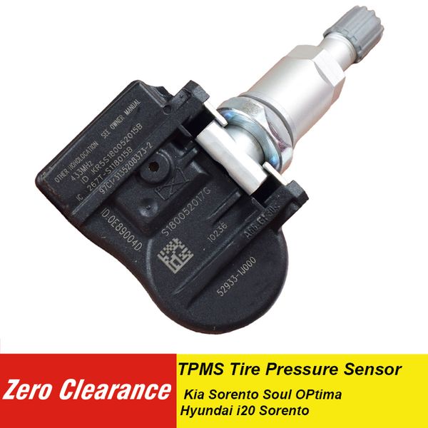 

529331j000 tire pressure monitoring sensor tpms 433mhz for kia optima i20 sorento ix20 venga tire pressure sensor 433mhz