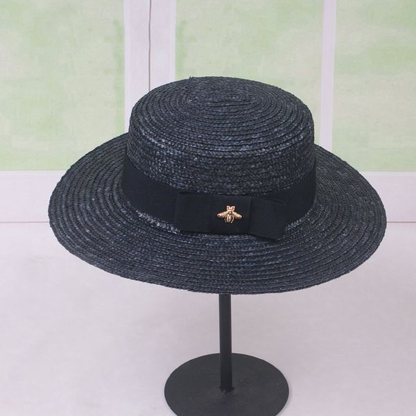 

wholesale little bee beach cap summer fashion designer street hats beanie for woman adjustable caps womens hat beach brim hat, Blue;gray