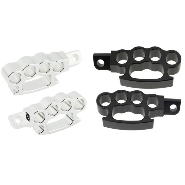 

universals aluminum flying knuckle footpegs footrests pedal for sportster 883 1200 dyna softail touring control foot pegs