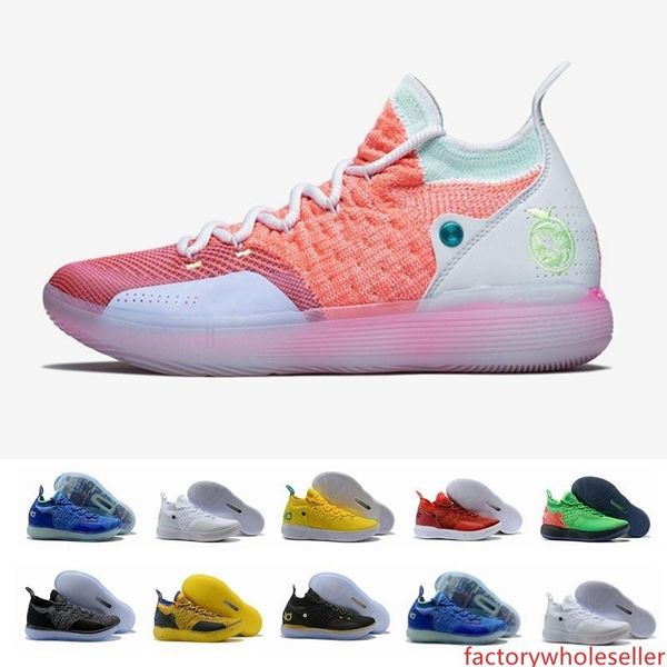 

2019 новое прибытие kd 11 ep 10 еюбл многоцветный ice blue спорт мужчины баскетбол обувь 11s mens дюрант тренеров дизайнер кроссовки 7-12
