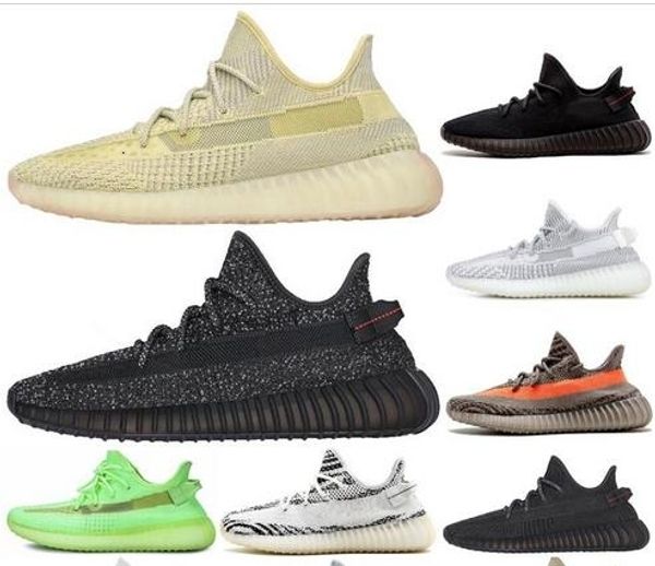 

new arrival clay v2 running shoes mens true form static designers shoes white zebre bred hyperspace butter trainers women sneakers eu36-46