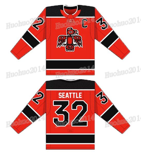 

Seattle Totems Hockey Jerseys Custom any name and number All Stitched Jersey Fast Free Shipping