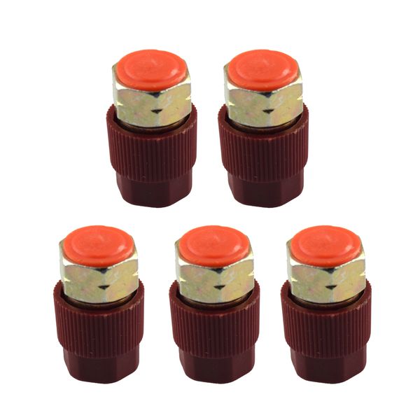 

5 pieces ac a/c charging 3/8 high side adapter retrofit r12 to r134a