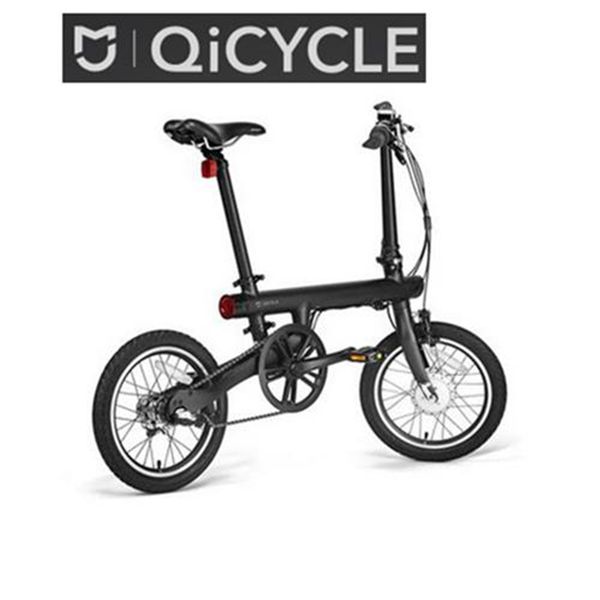 

Original xiaomi mijia qicycle ef1 mart bicycle foldable bike torque en or moped aluminum alloy frame lightweight