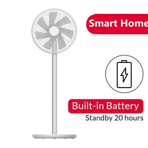 

xiaomi youpin smartmi постоянный напольный вентилятор 2 2s dc пьедестал standing портативный вентиляторы перезаряжаемый кондиционер природны