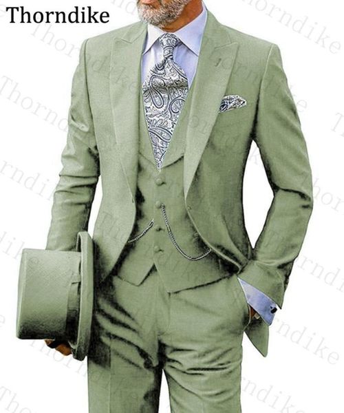 

thorndike latest suit men blazer beach wedding groom men suit with pants terno tuxedo casual slim jacket costume homme mariage, White;black