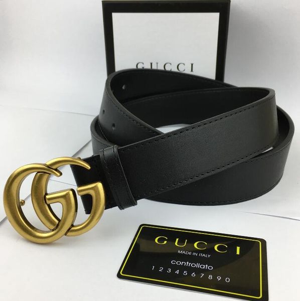 

2020 selling new men women belt genuine leather letter belts animal belt buckle belt for gift seller box, Black;brown