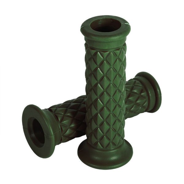 

1 pair motorcycle motorbike s rubber cafe racer grips rubber anti-slip handle grip 5 colors