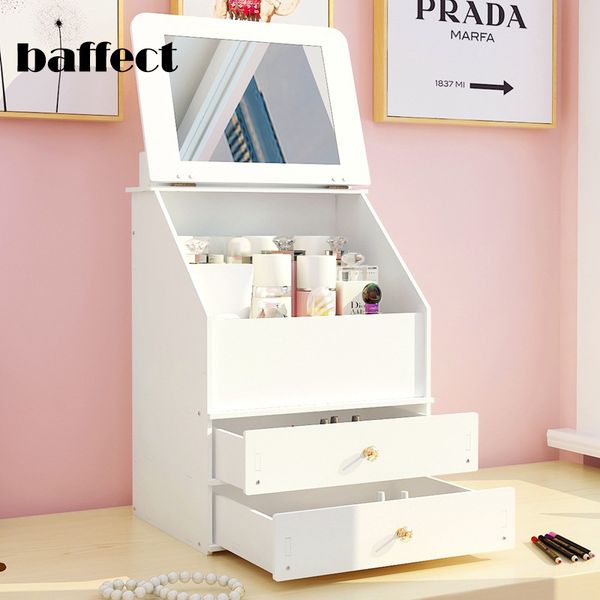 

mirror make up storage organizer box diy large drawer cosmetic organizer container lipstick makeup storage holder bathroom