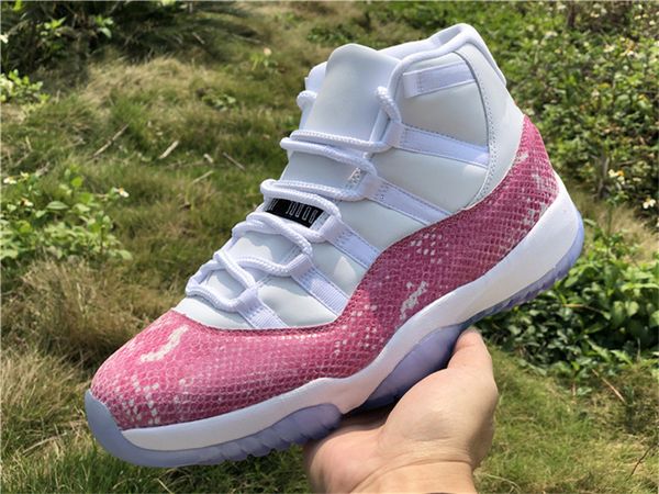 

оригиналы 11s высокие ботинки серый розовый змеиной 11s limited баскетбол для мужчин real carbon fiber аутентичные спортивные кроссовки с ко