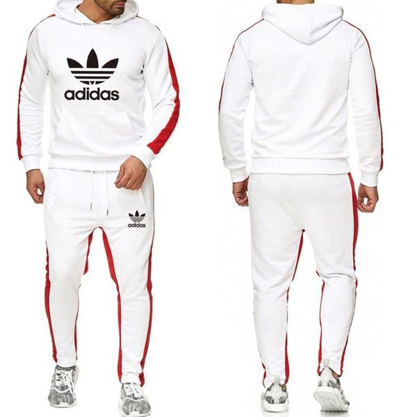 

2020 mens tracksuit спортивной одежды мужчин напечатанного спортивной костюм трос сшивание брюки балахон спортивного костюм спортивных костю, Gray