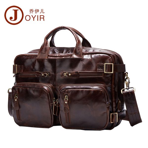 

fashion leather men's travel backpack portable business bag backpack
