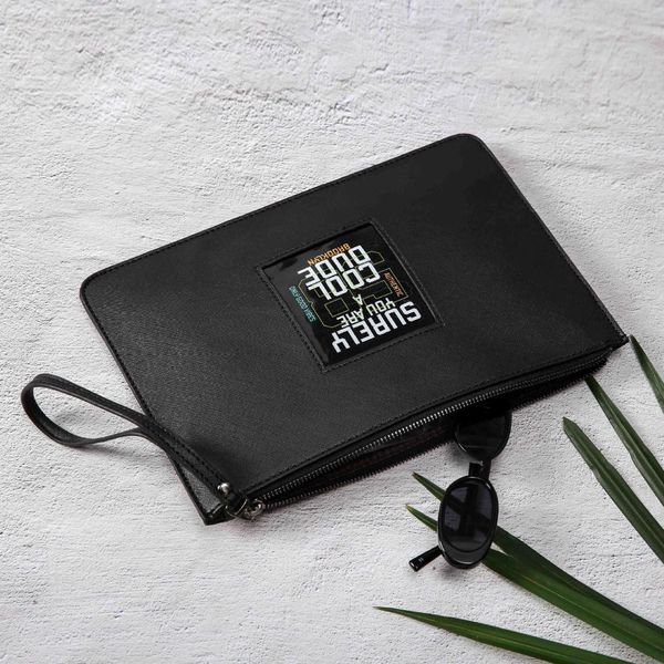 

simple street envelop men's fashion men's and women's hand bag korean version of bag