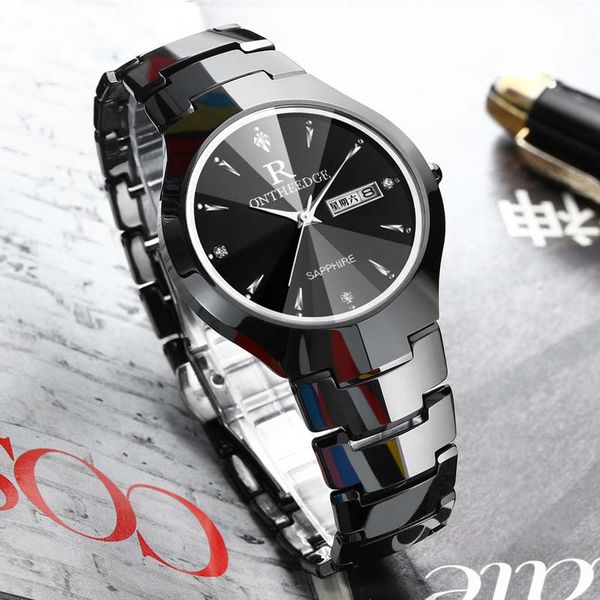 

men quartz watches casual simple ultrathin clock watch women men tungsten steel strap wrist wristwatch, Slivery;brown