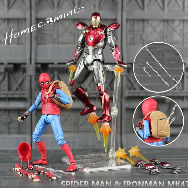 

Marvel Spiderman Homecoming 6 "Фигурка Человек-паук Голландия Мстители Железо Mk47 Mark47 Кос Шф S.h.fi