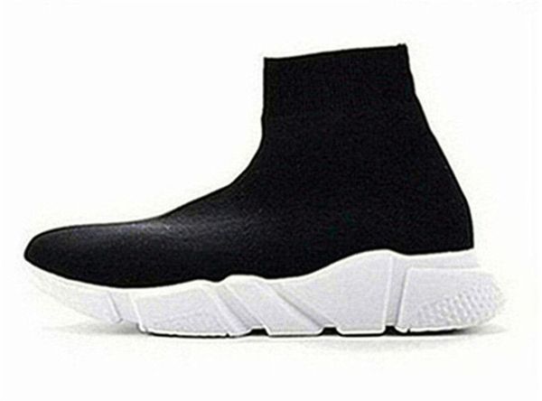 

new designer shoes speed sock sneakers stretch mesh high boots for mens womens black white red glitter runner flat trainers a18