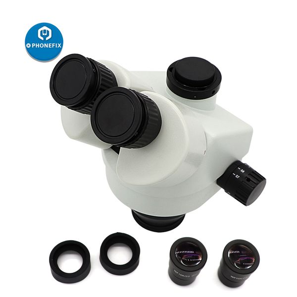 

professional trinocular stereo microscope head simul-focal 3.5x-90x continuous zoom wf10x/20 eyepiece auxiliary objective lens