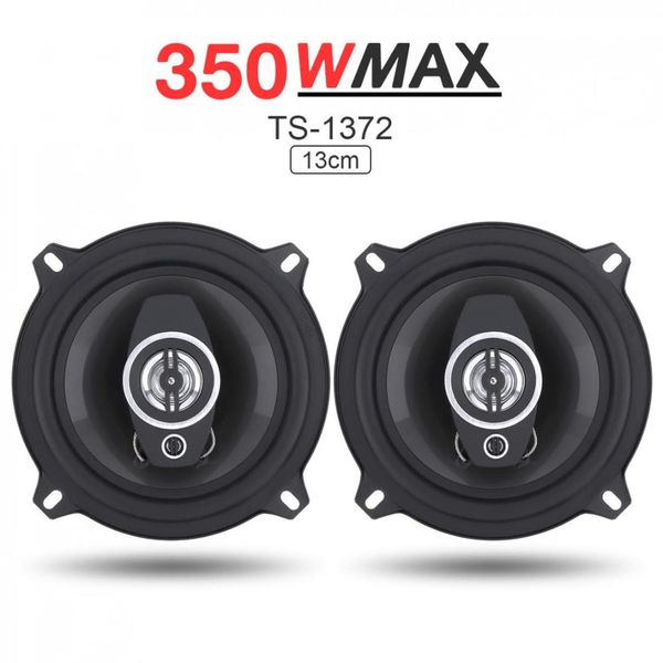 

2pcs 5 inch 13cm 350w dual-cone car coaxial horn vehicle auto audio music stereo hifi speakers non-destructive installation