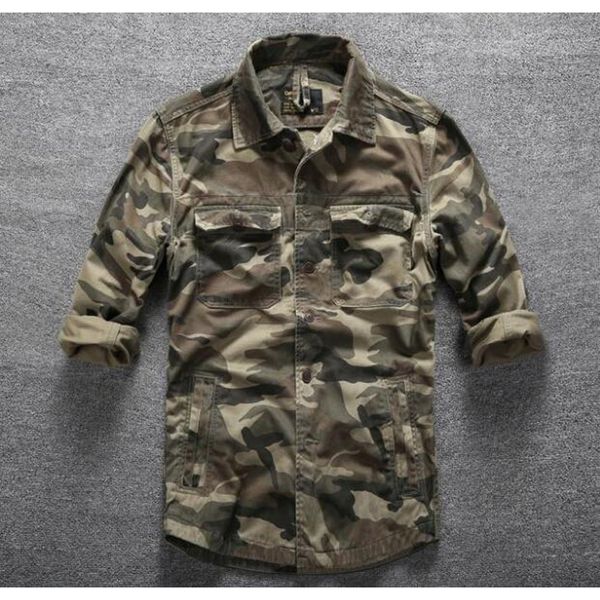 

camouflage shirt men's long sleeve shirt camouflage tooling mountaineering jacket shirts, White;black