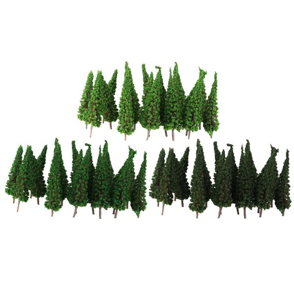 

150x pagoda trees model ho scale train railway layout park street scenery