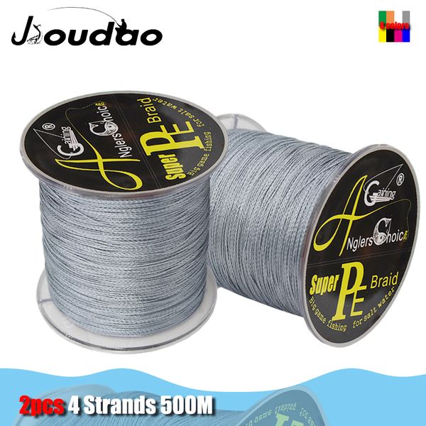 

2pcs 4 strands weaves braided fishing line abrasion resistant braided wire incredible superline zero stretch thread crap fishing