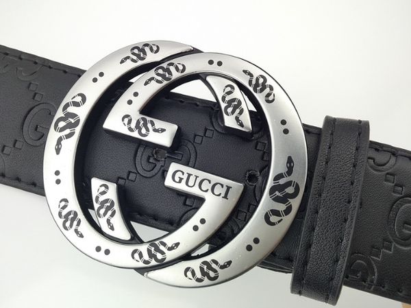 

new arrival fashion man big buckle designer belts men mens belts luxury men designer leather belt d85, Black