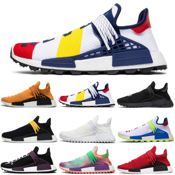 

solar pack pw hu running shoes human race pharrell williams empower and inspire milele mbele mother land sports sneakers