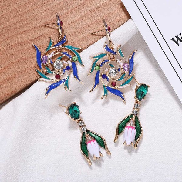 

dvacaman ethnic wind chimes drop earrings handmade beaded big statement earrings for women vintage metal heart jewelry lady gift, Silver