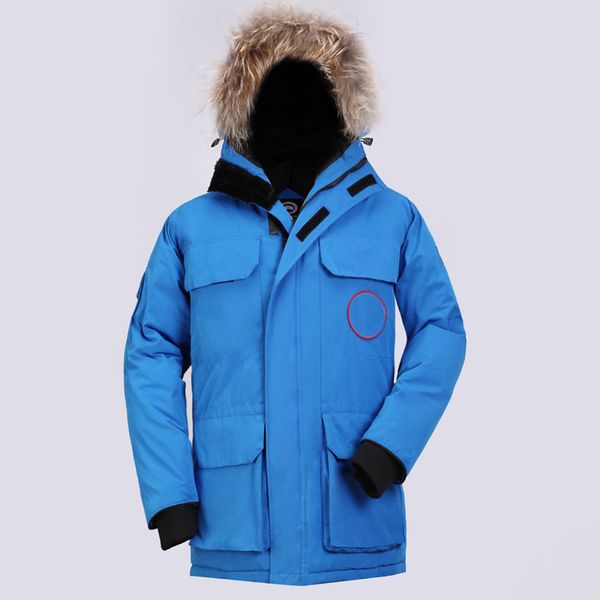 

expedition parka mens designer winter jackets 19 winter new luxury classic jacket coat large size goose down jacket, Black