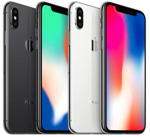 

original apple iphone x no face id 64gb/256gb ios 13 5.8inch 12mp dual rear camera refurbished unlocked phones