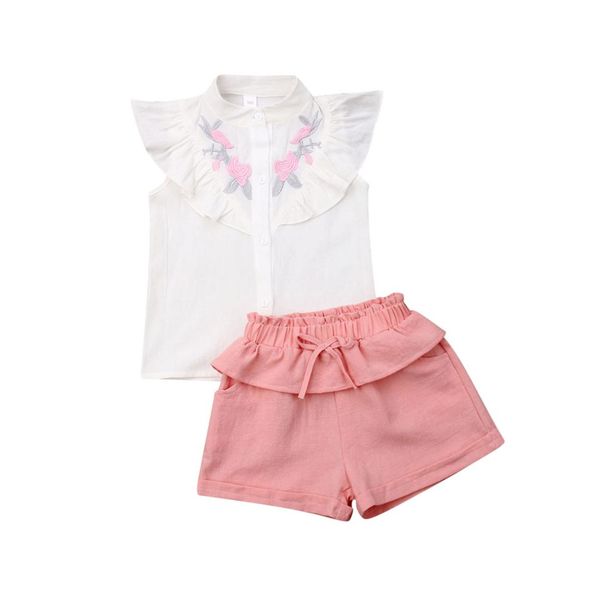 

детские девочки одежда цветочные tops цветочные рубашка короткие штаны legging костюмы детские одежда женский пляжный костюм детский костюм, White