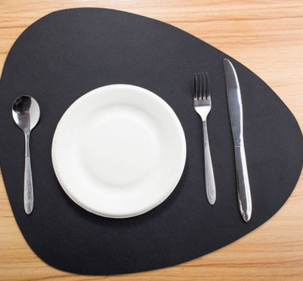 2019 Chic Tableware Pad Placemat Pu Leather Table Mat Heat